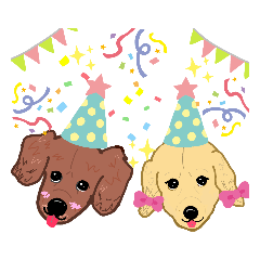 [LINEスタンプ] クー＆チョコ