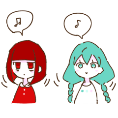 [LINEスタンプ] ゆるふわ みんとちゃん＆ちょこちゃん