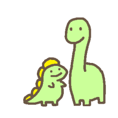 [LINEスタンプ] かわいい恐竜さんのスタンプ（タイ語）