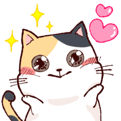 [LINEスタンプ] たまに同人活動をするネコチャン