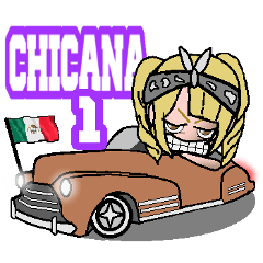 [LINEスタンプ] HIPHOP CHICANA 1