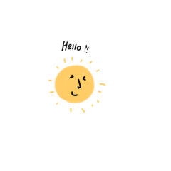 [LINEスタンプ] 太陽さまの画像（メイン）