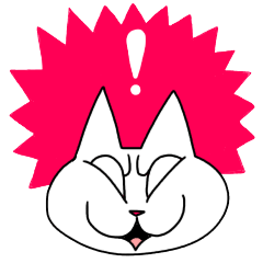 [LINEスタンプ] どこにでもいるようなネコ5