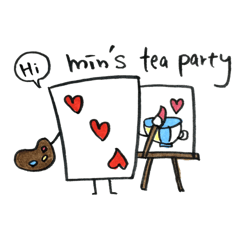 [LINEスタンプ] min's tea party