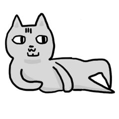 [LINEスタンプ] めげる猫はひげがある