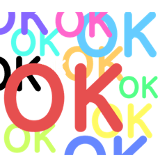 [LINEスタンプ] おっけーたち