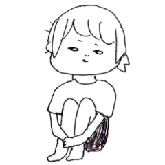 [LINEスタンプ] I'm sleepy.