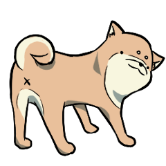 [LINEスタンプ] 限界柴犬君たち