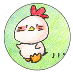 [LINEスタンプ] ひいちゃんちの庭先養鶏