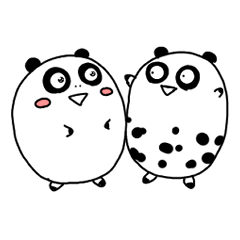 [LINEスタンプ] 良パンダ 悪パンダ 2