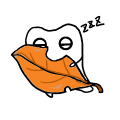 [LINEスタンプ] ゆるっ歯くん 秋の装い