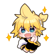 [LINEスタンプ] そーまの鏡音リン/鏡音レンと仲間たちの画像（メイン）