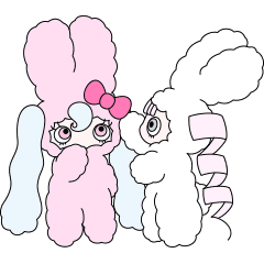 [LINEスタンプ] にこいち♡mimi ＆ momo 2