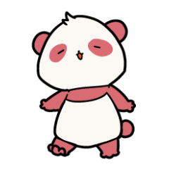 [LINEスタンプ] パンダのモモくん