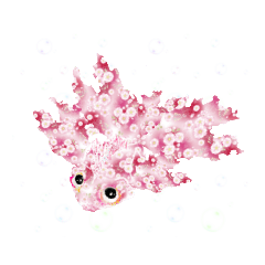 [LINEスタンプ] プリント柄の金魚
