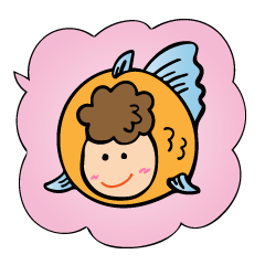 [LINEスタンプ] 金魚のあいさつ
