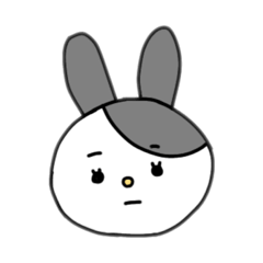 [LINEスタンプ] がんばれウサさん