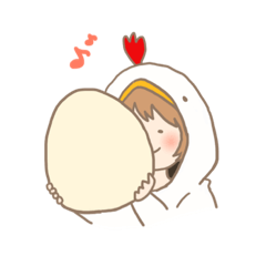 [LINEスタンプ] It must be sunny tomorrow.
