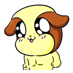 [LINEスタンプ] ジョニーのむっちり犬ちゃん