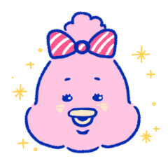 [LINEスタンプ] ピヨ美ちゃんの使いやすいスタンプ