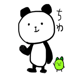 [LINEスタンプ] ぱむだとときどき豆たろう