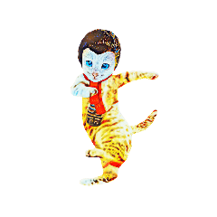 [LINEスタンプ] Happiness 猫
