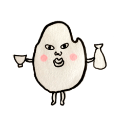 [LINEスタンプ] 霹靂の心米くん。