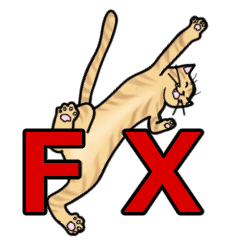 [LINEスタンプ] 動くFXトレーダー猫さん