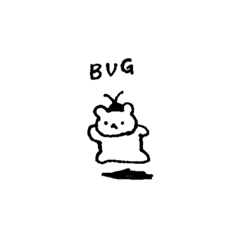 [LINEスタンプ] 浮遊している…