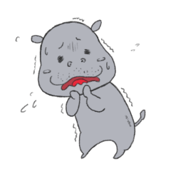 [LINEスタンプ] おびえているどうぶつ図鑑