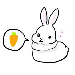 [LINEスタンプ] 白ウサギさんの日常スタンプ