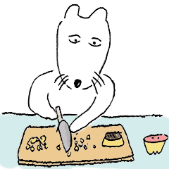 [LINEスタンプ] つかれた犬の日常
