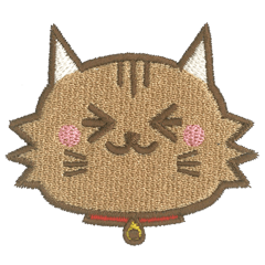 [LINEスタンプ] 大橋刺しゅうの猫です。第二弾！