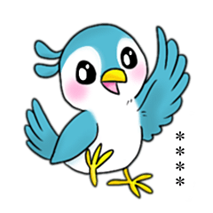 [LINEスタンプ] 毎日使える かわいい小鳥 2【カスタム】の画像（メイン）