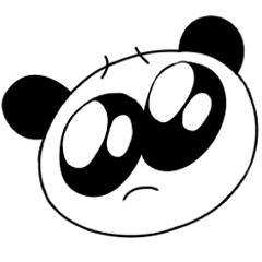 [LINEスタンプ] 表情豊かなパンダのスタンプの画像（メイン）