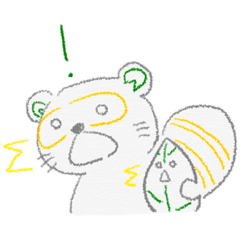 [LINEスタンプ] タヌキと葉っパイセン 2