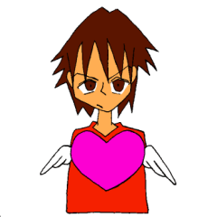 [LINEスタンプ] ハートまみれ男子