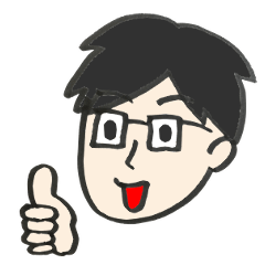 [LINEスタンプ] 毎日使えるスタンプ☆男性（1）眼鏡
