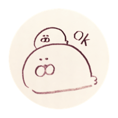 [LINEスタンプ] ナチュラルアザラシ