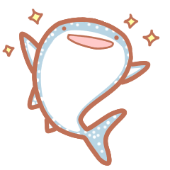[LINEスタンプ] かわいいサメさんスタンプ