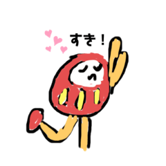 [LINEスタンプ] ダルマコロン