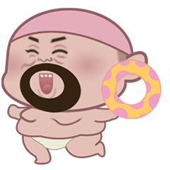 [LINEスタンプ] Baby Forces (No words)