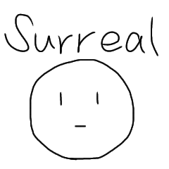 [LINEスタンプ] 真顔でシュールな奴