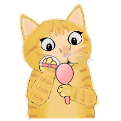 [LINEスタンプ] 動くファンキーポップ猫 カスタム用TOOLの画像（メイン）