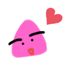 [LINEスタンプ] pink face stanp