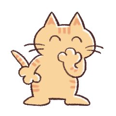 [LINEスタンプ] 自由なトラねこさん