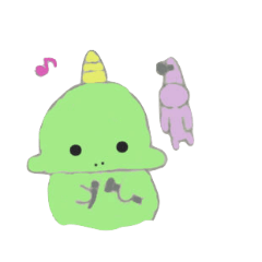 [LINEスタンプ] きょうりゅうと人