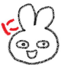 [LINEスタンプ] ひょこり かわいいうさぎさん2