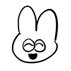 [LINEスタンプ] 救済うさぎ