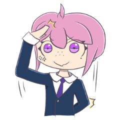 [LINEスタンプ] 無言！ブレイドさん